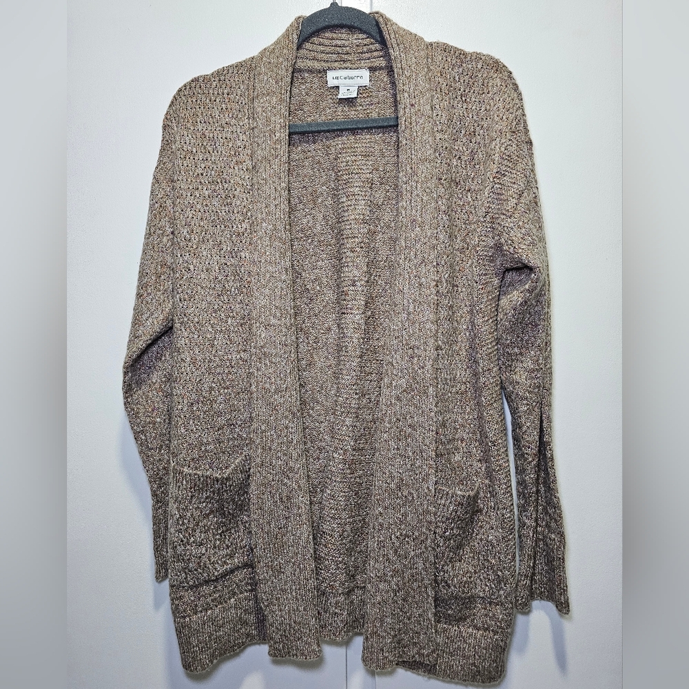 NWOT Liz Claiborne Marbled Sweater, Size Medium